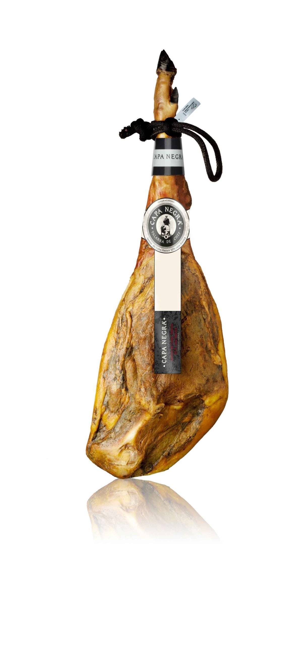 Jamón de Cebo Ibérico 50% Raza Ibérica Capa Negra